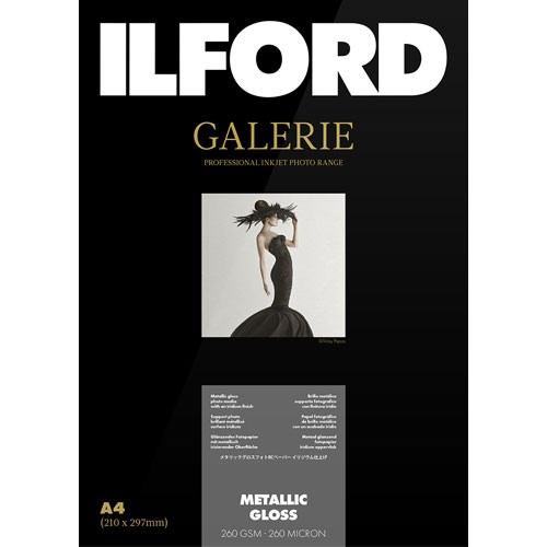 ILFORD Galerie Metallic Gloss 21x29cm (25 folhas)